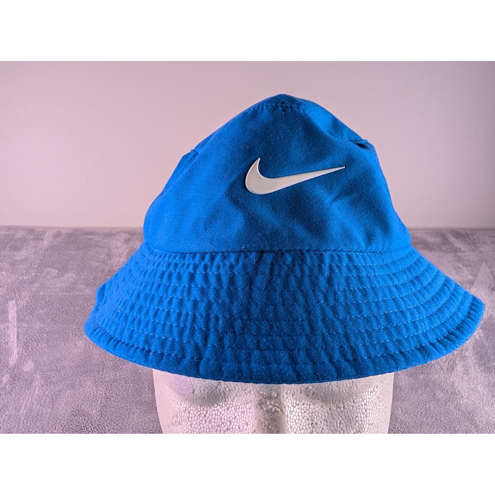 Nike Toddler Blue Dri-FIT UPF 40+ Sun Bucket Hat Swoosh Logo 2682-BE1